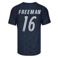 Camiseta Estados Unidos Alex Freeman #16 Segunda Equipación Replica Mundial 2026 mangas cortas